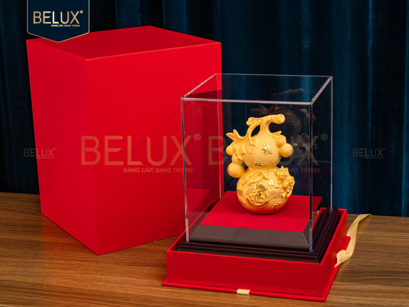 Hồ Lô dát vàng cát  9x7x13cm